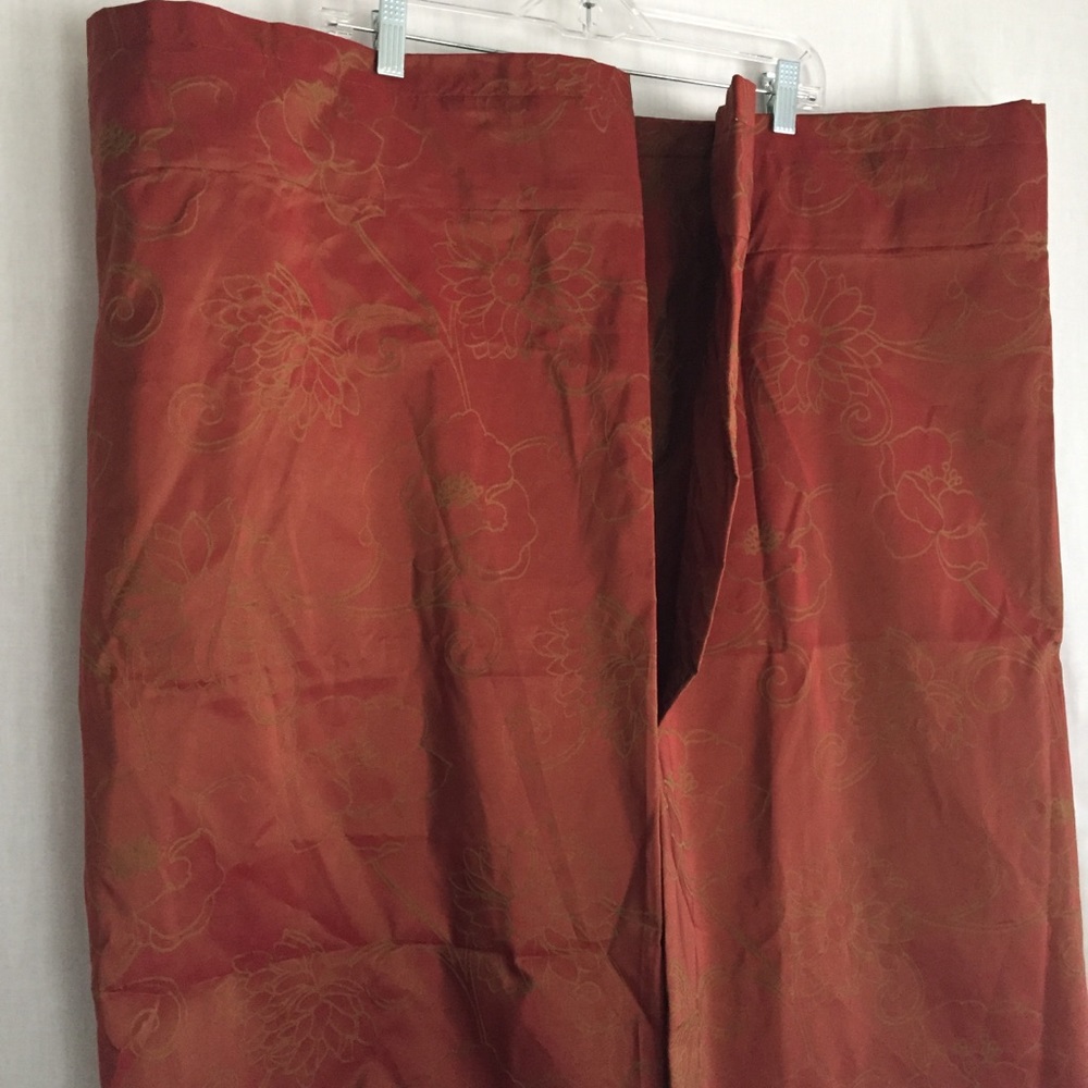 IKEA Window Copper Curtains Panels - 1 pair Size 120" X 56"
